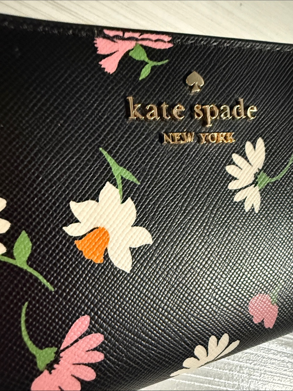 Kate Spade New York Madison Floral Waltz Medium Compact Bifold Wallet - Picture 2 of 9